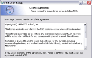 NSIS screenshot 1