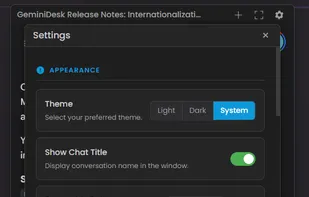 GeminiDesk screenshot 3