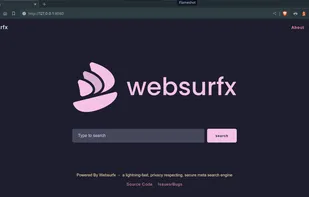 Websurfx screenshot 1