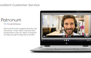 We've built 5 star support directly into Patronum. Chat, Video Call and even screenshare with out team of experts to help you get things done quickly.