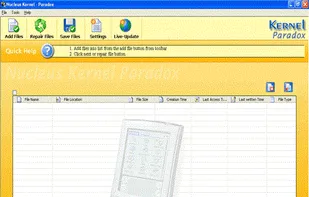 Kernel for Paradox Recovery screenshot 1