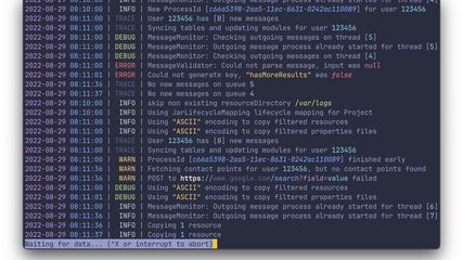 Tailspin - Log file highlighter  screenshot 1