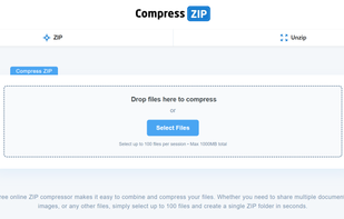Compress ZIP screenshot 1