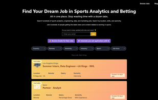 Sportsjobs screenshot 1