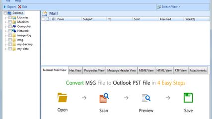 SysTools MSG to PST Converter screenshot 1