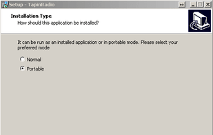 Installation Type: Portable