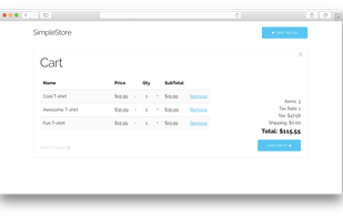 SimpleStore screenshot 1