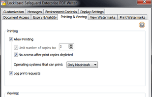Locklizard Safeguard PDF Writer 1