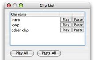 Clip List