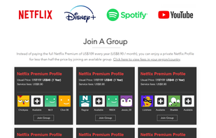 SharePremiumAccounts screenshot 1