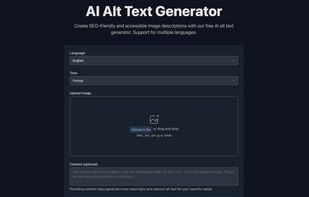AI Alt Text Generator screenshot 1