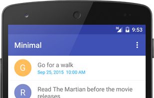 Minimal To Do screenshot 1