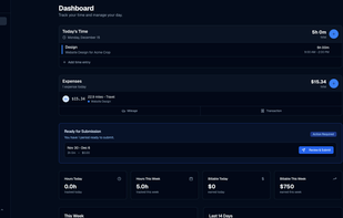 Dashboard Page