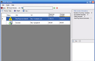 WebMonitor screenshot 1