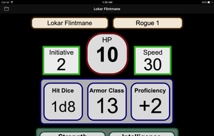 Fifth Edition Character Sheet screenshot 1