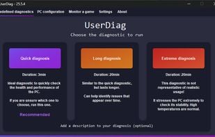 App interface