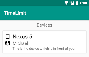 TimeLimit.io screenshot 1