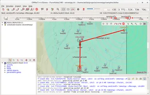 OMNeT++ screenshot 1