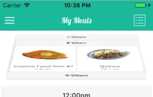 Fitness Meal Planner screenshot 1