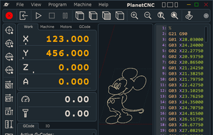 PlanetCNC screenshot 1