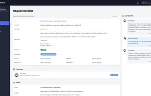 Request details page