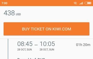 Cheap Flights - Flight Search app screenshot 1