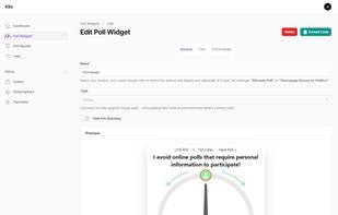 Poll editor