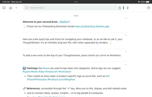 Ideaflow screenshot 1