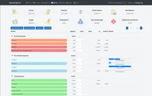OpenBudgeteer screenshot 1