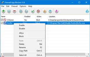 Firewall App Blocker screenshot 1
