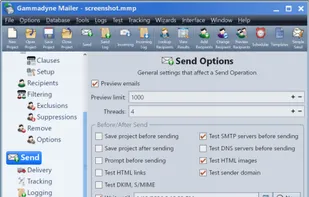 Gammadyne Mailer screenshot 3