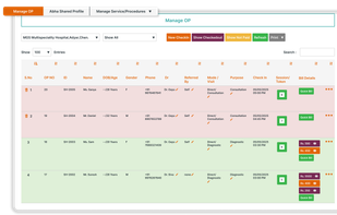 MocDoc Hospital Management software screenshot 1