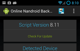 Online Nandroid Backup screenshot 1