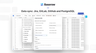 Baserow 1.29 brings new data sync integrations with third-party apps and AI enhancements image