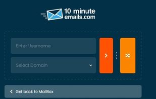 10 minute emails screenshot 1