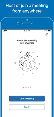 Zoho Meeting screenshot 1