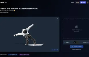 Dark Theme MakeIt3D UI