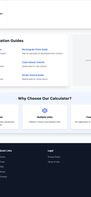 Home page of Volumecalculato.co (Third Screenshot)