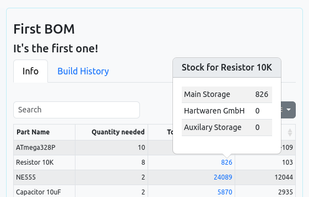 PartHub screenshot 1