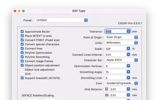 EXDXF-Pro data import