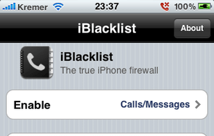iBlackList screenshot 1