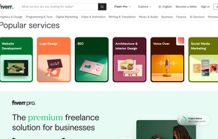 Fiverr screenshot 1