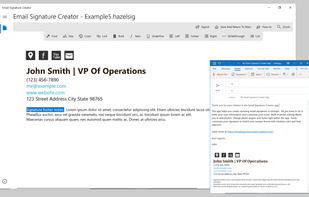 Email Signature Creator screenshot 1