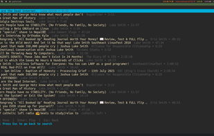 GopherTube screenshot 1
