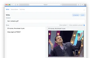 Buttondown screenshot 2