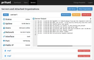 Pritunl screenshot 3