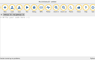 Mu Editor screenshot 1