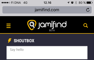 Jamifind screenshot 1