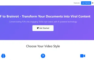 PDF to Brainrot Ai screenshot 1