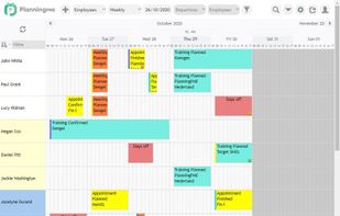Manage your schedule easily on intuitive interface